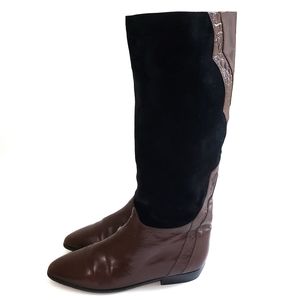 Hess Couture Italian Leather Boots Size 9.5